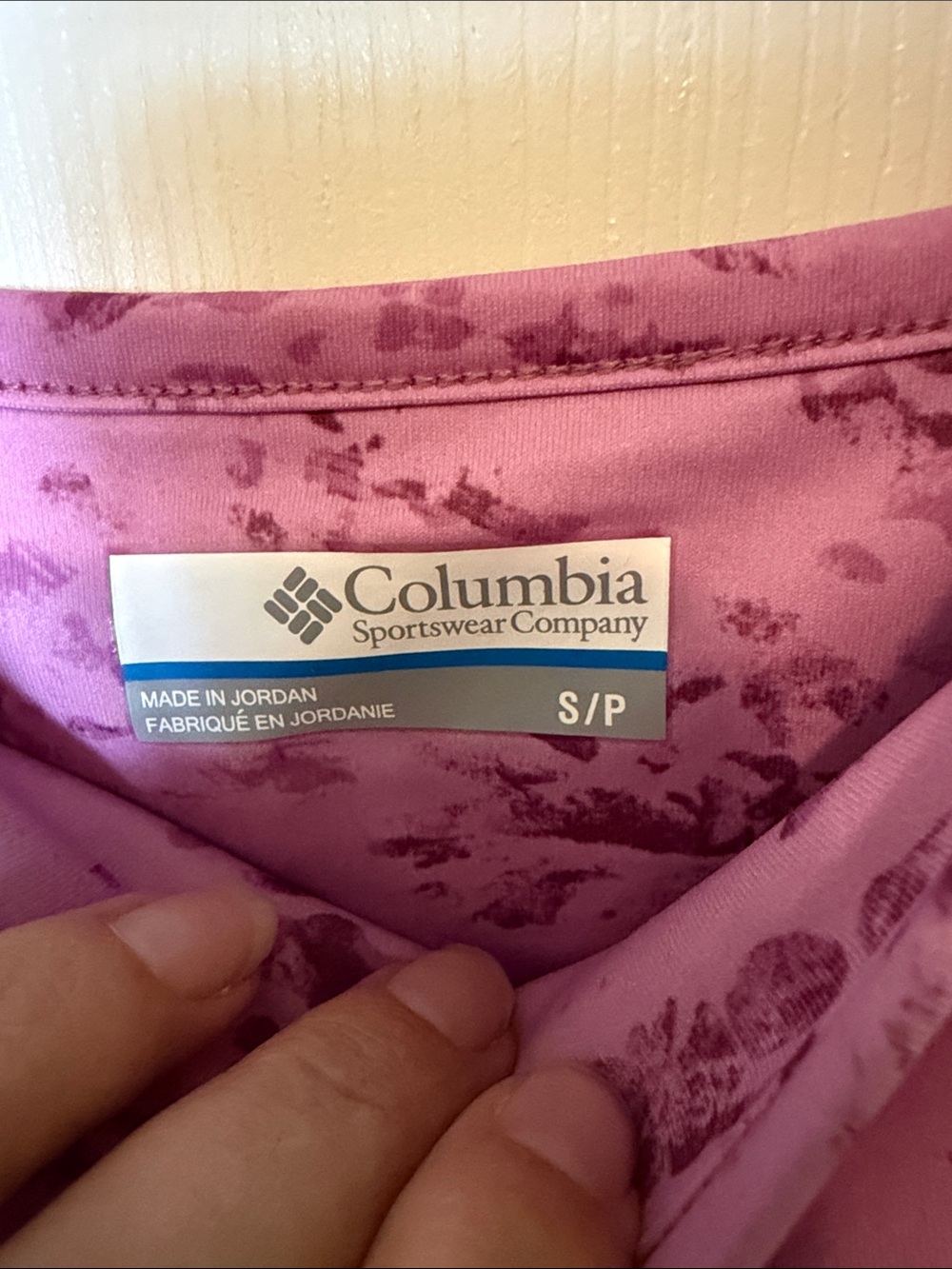 Columbia Lavender Patterned Tank Mini Dress - Picture 3 of 4